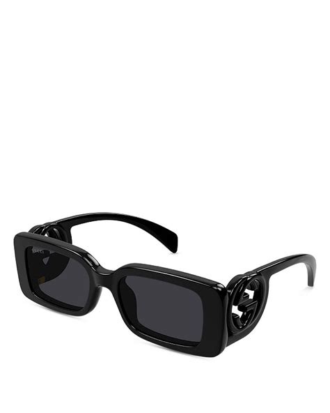 gucci 0022s rectangle sunglasses|Gucci unisex fashion 54mm sunglasses.